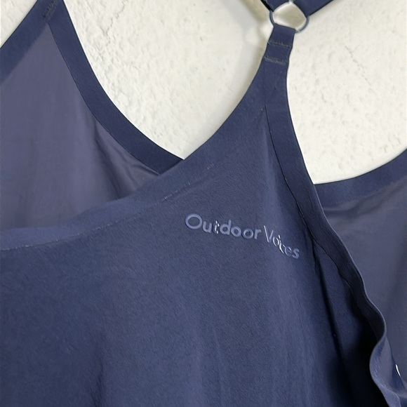 Outdoor Voices Navy Blue Exercise Mini Short Active Romper Dress Size Medium - Picture 7 of 16